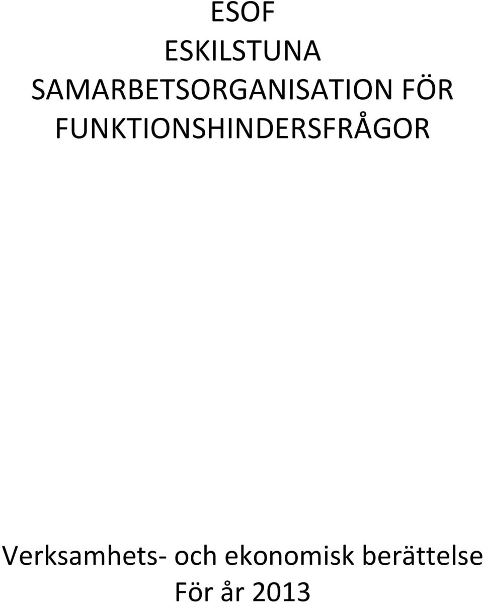 FUNKTIONSHINDERSFRÅGOR