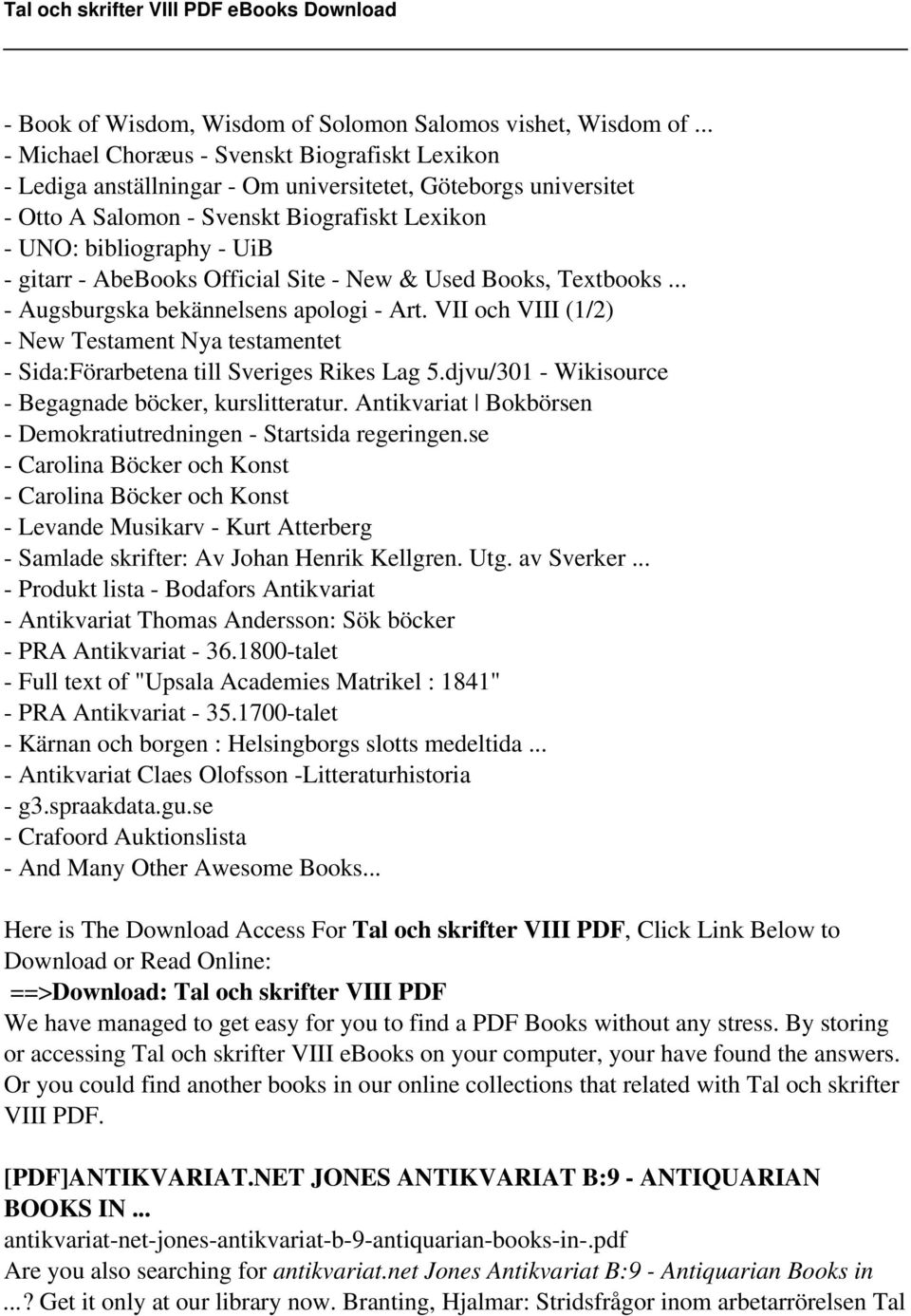AbeBooks Official Site - New & Used Books, Textbooks... - Augsburgska bekännelsens apologi - Art. VII och VIII (1/2) - New Testament Nya testamentet - Sida:Förarbetena till Sveriges Rikes Lag 5.