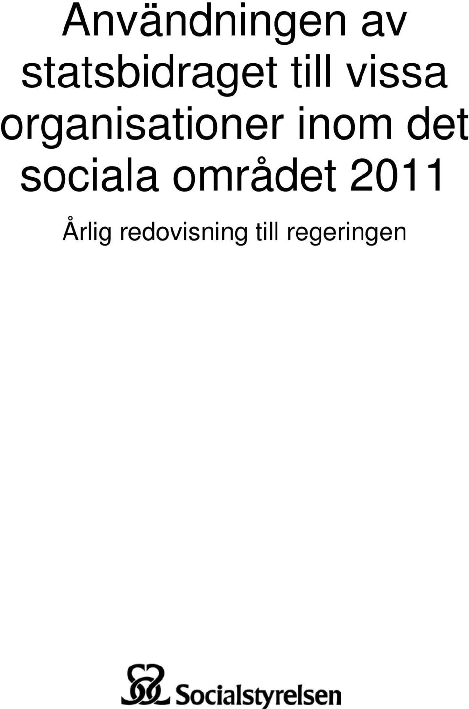 inom det sociala området 2011