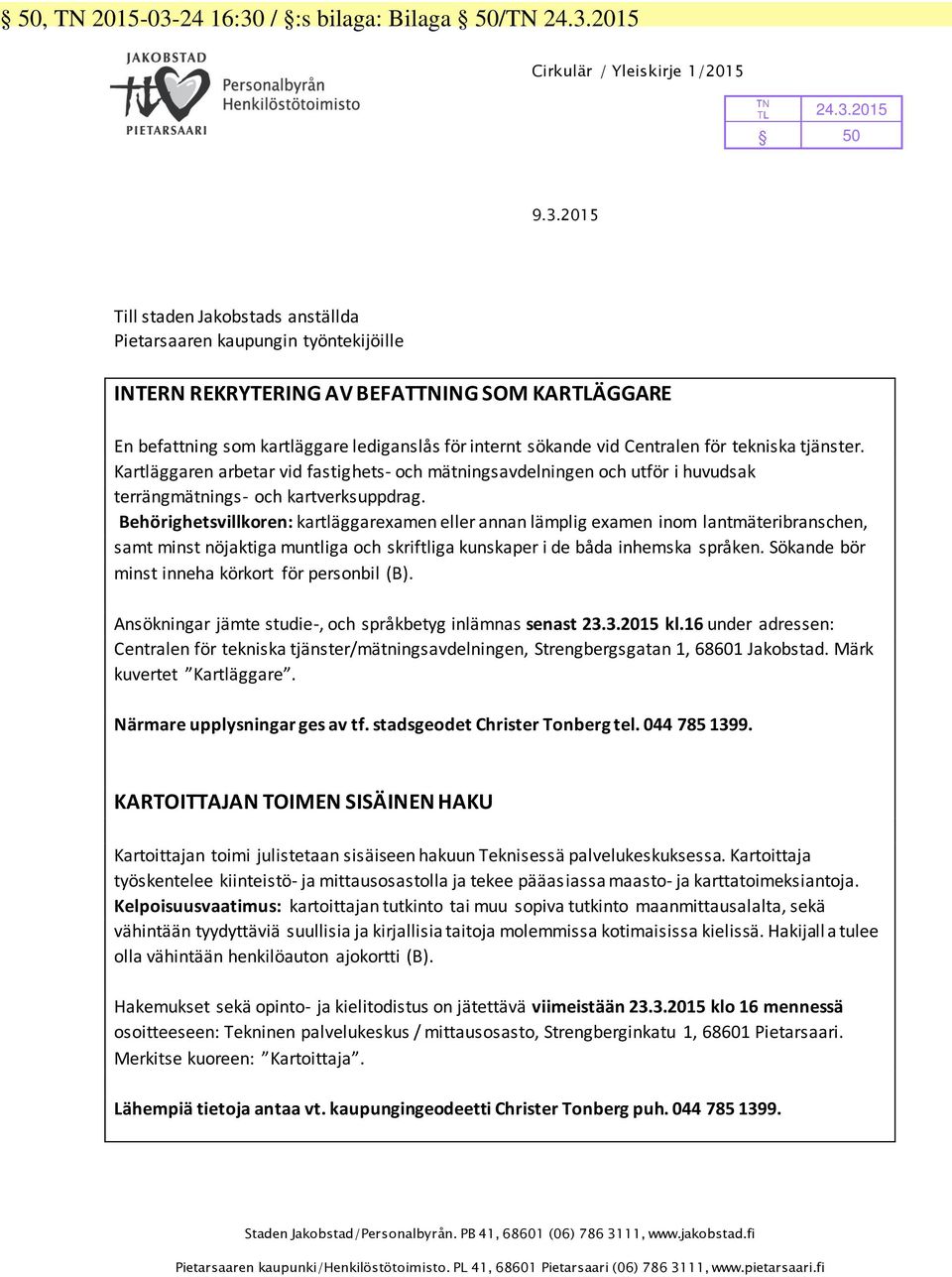 / :s bilaga: Bilaga 50/TN 4.3.