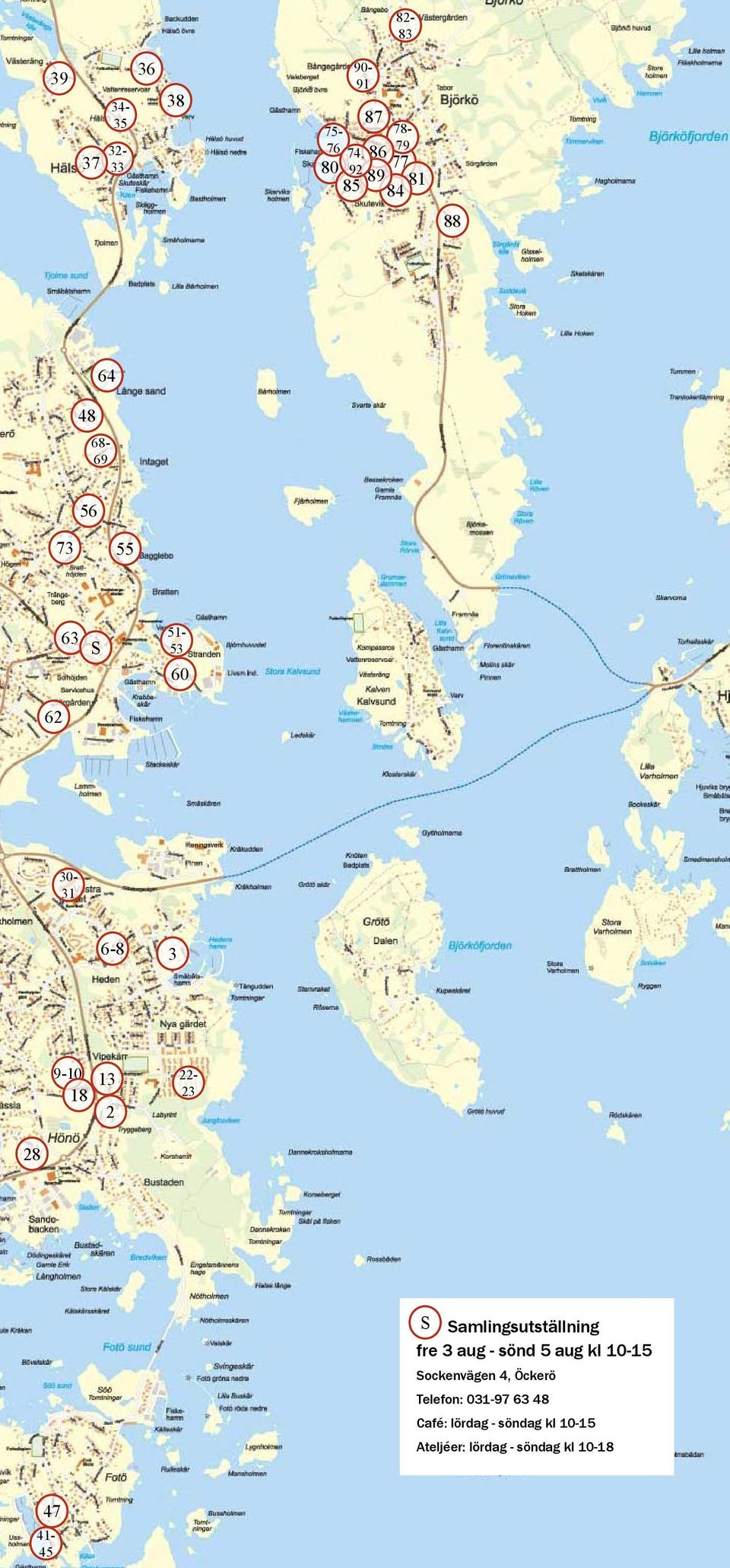 Samlingsutställning fre 3 aug - sönd 5 aug kl 10-15 Sockenvägen 4, Öckerö