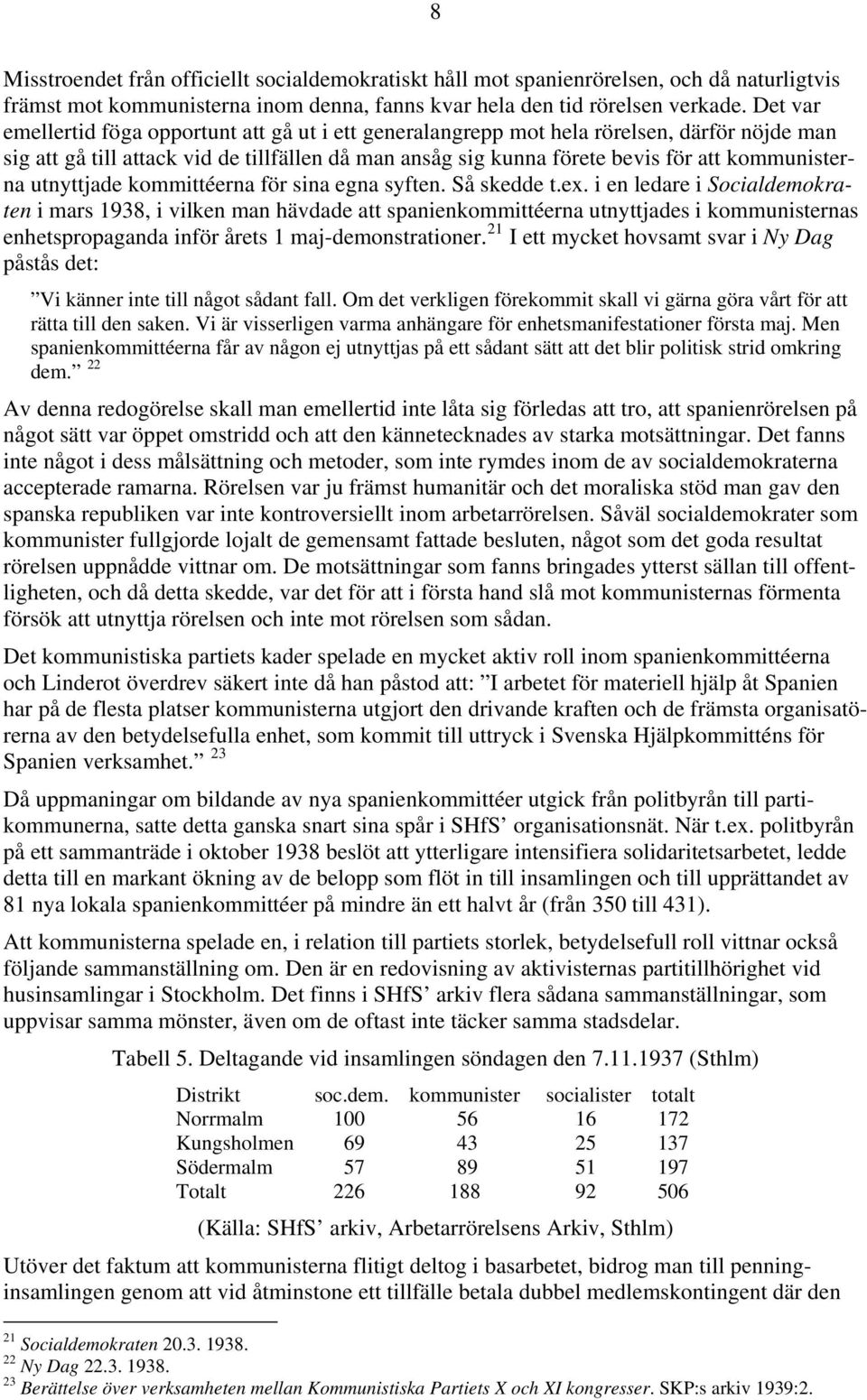 utnyttjade kommittéerna för sina egna syften. Så skedde t.ex.
