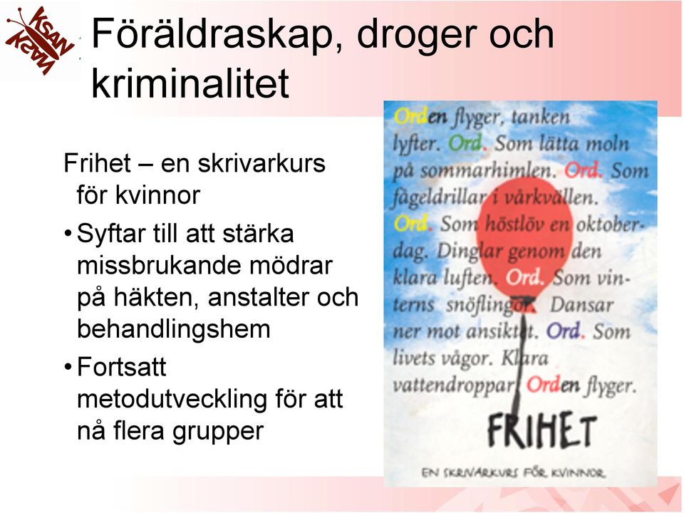 missbrukande mödrar på häkten, anstalter och