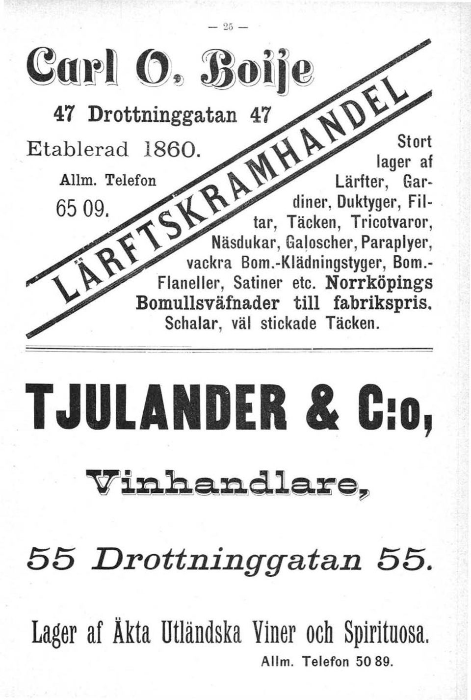 Drottninggatan 55.