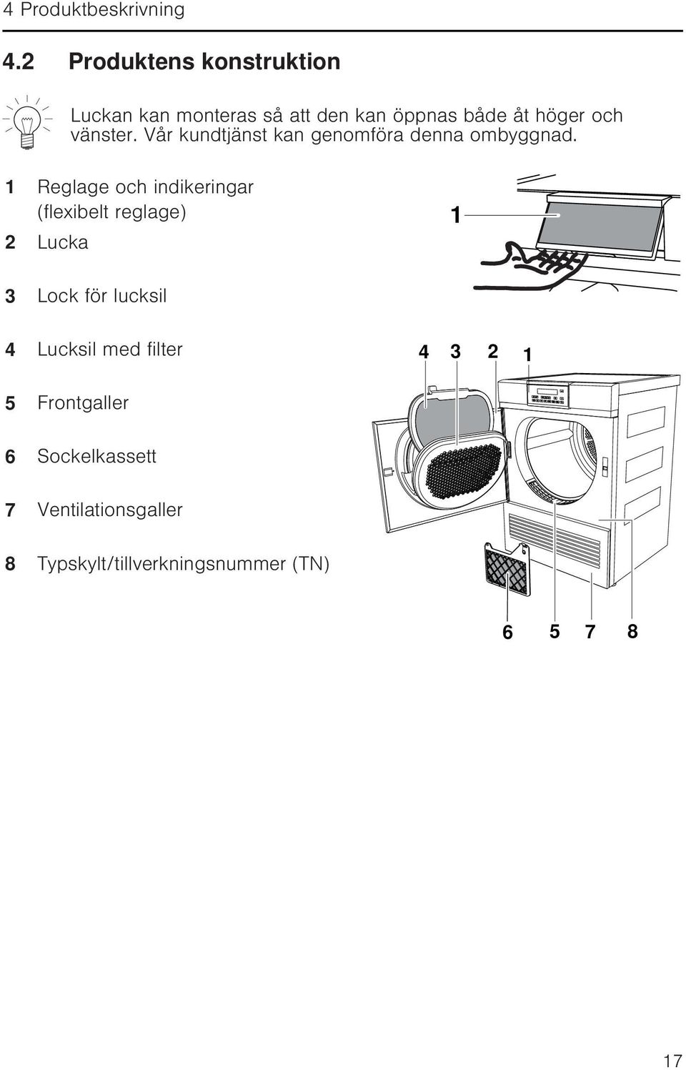 vänster. Vår kundtjänst kan genomföra denna ombyggnad.