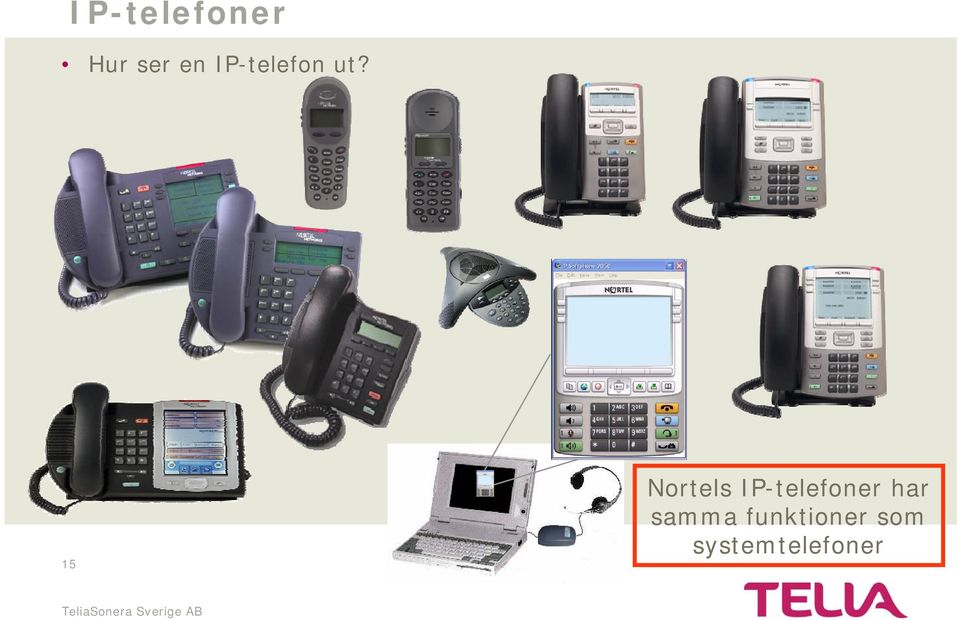 15 Nortels IP-telefoner