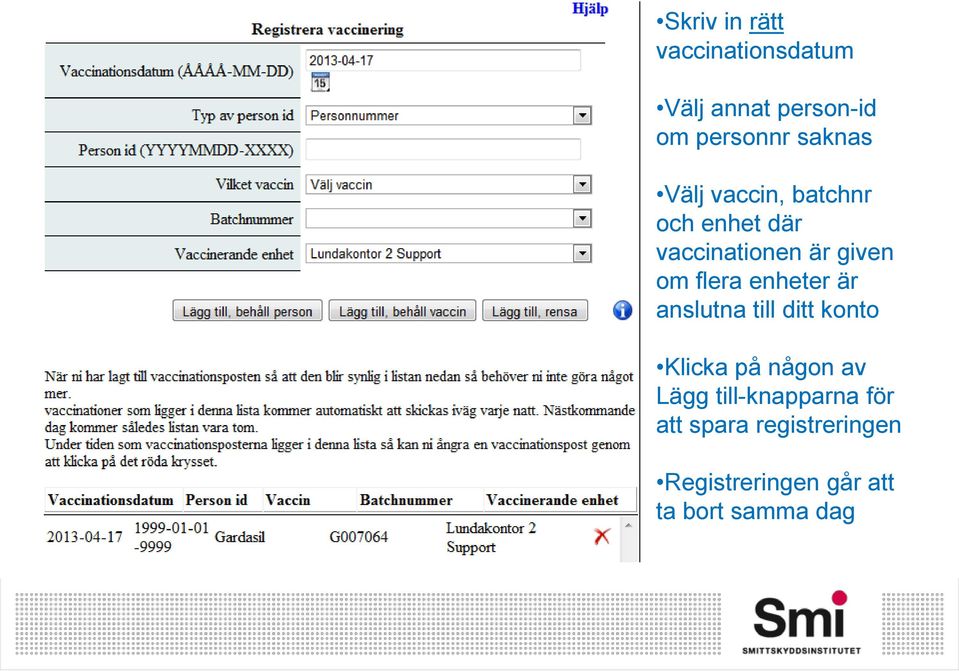 flera enheter är anslutna till ditt konto Klicka på någon av Lägg