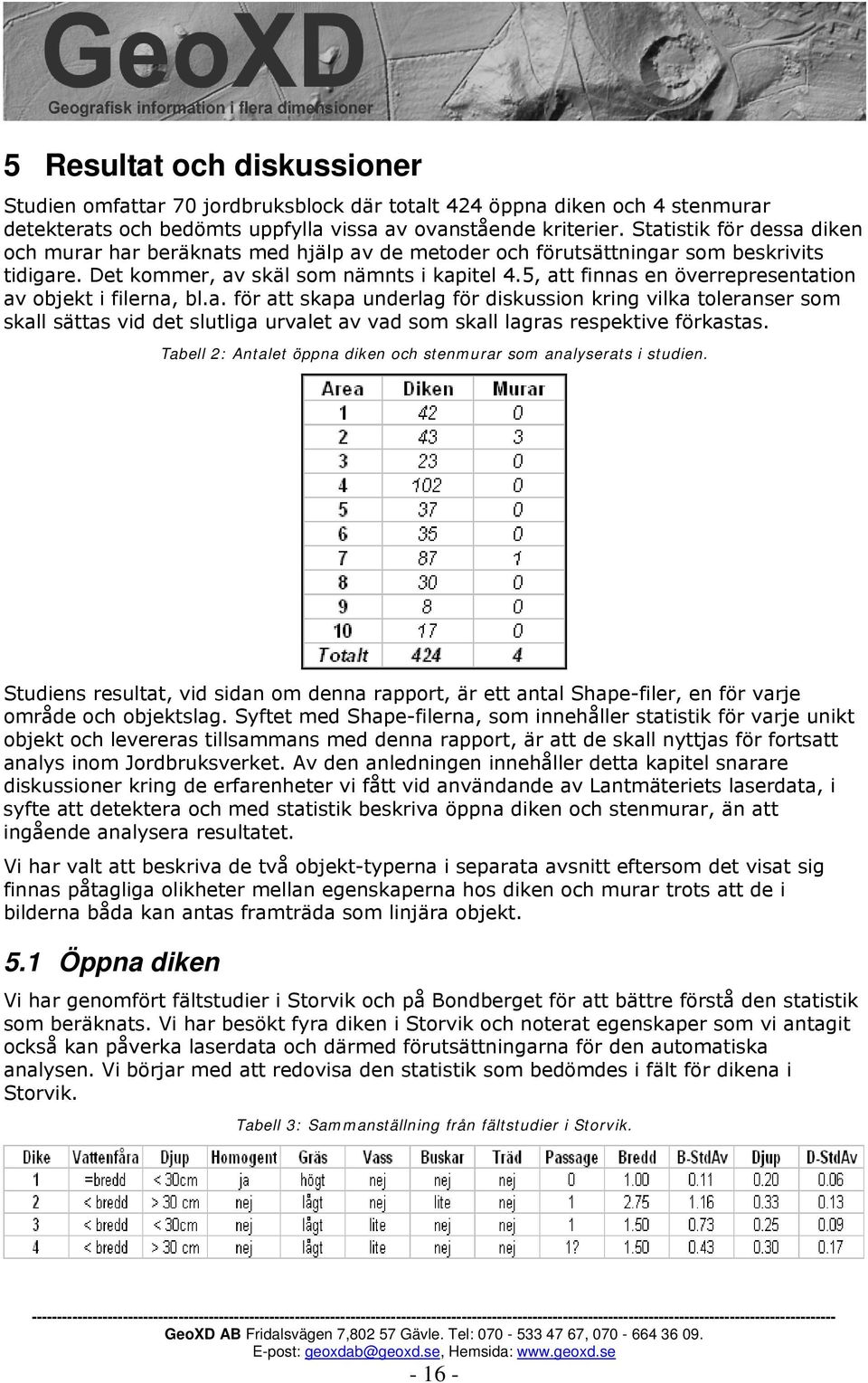 5, att finnas en överrepresentation av objekt i filerna, bl.a. för att skapa underlag för diskussion kring vilka toleranser som skall sättas vid det slutliga urvalet av vad som skall lagras respektive förkastas.