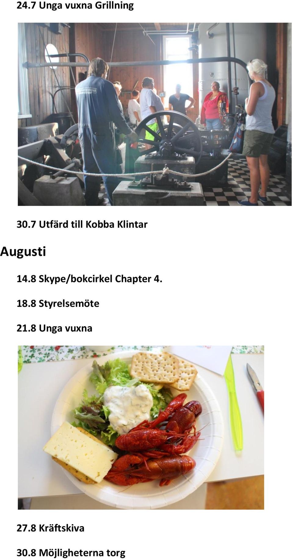 8 Skype/bokcirkel Chapter 4. 18.