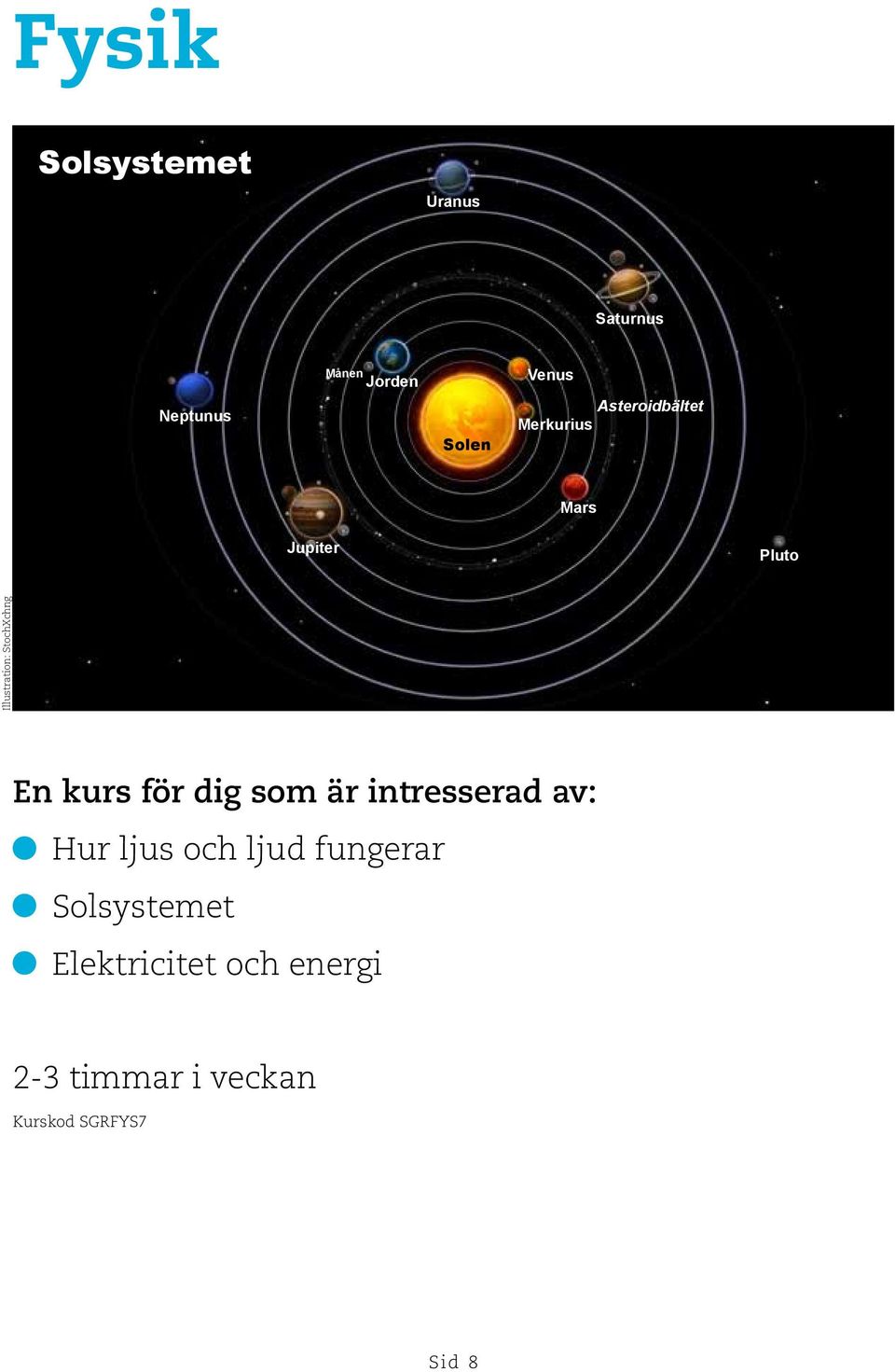 En kurs för dig som är intresserad av: Hur ljus och ljud fungerar