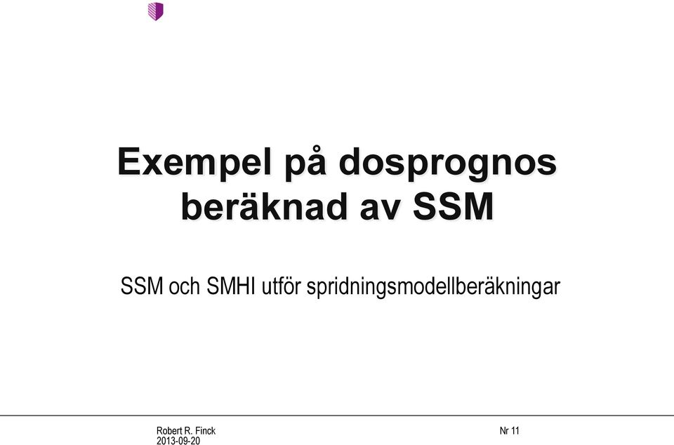 SMHI utför