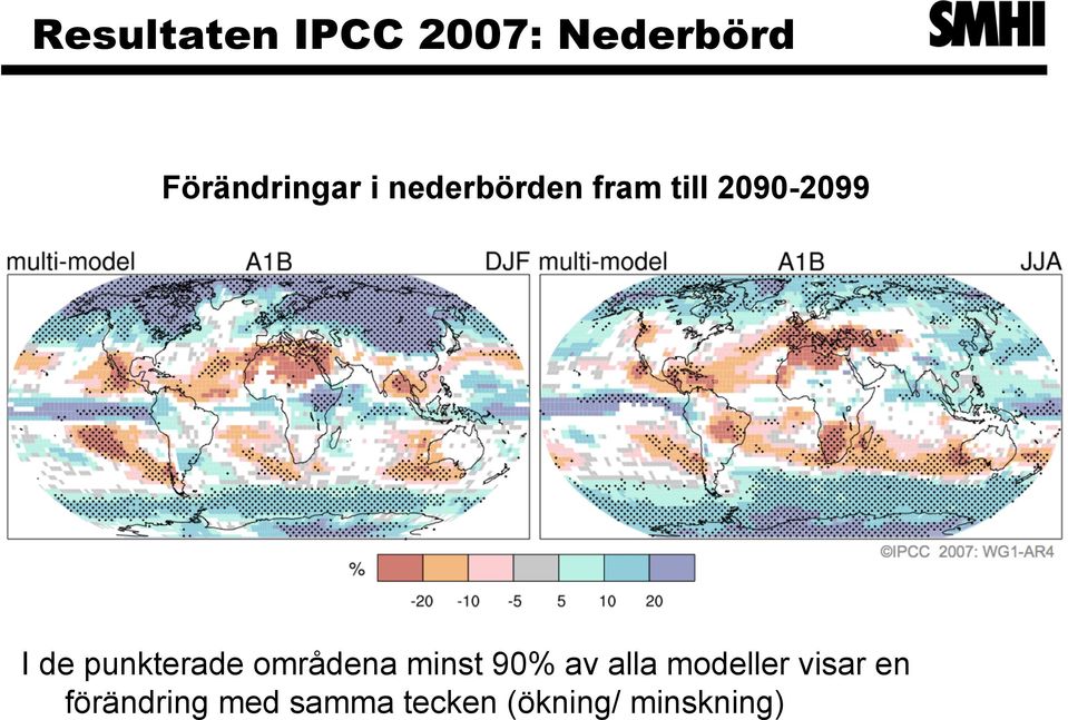 punkterade områdena minst 90% av alla modeller