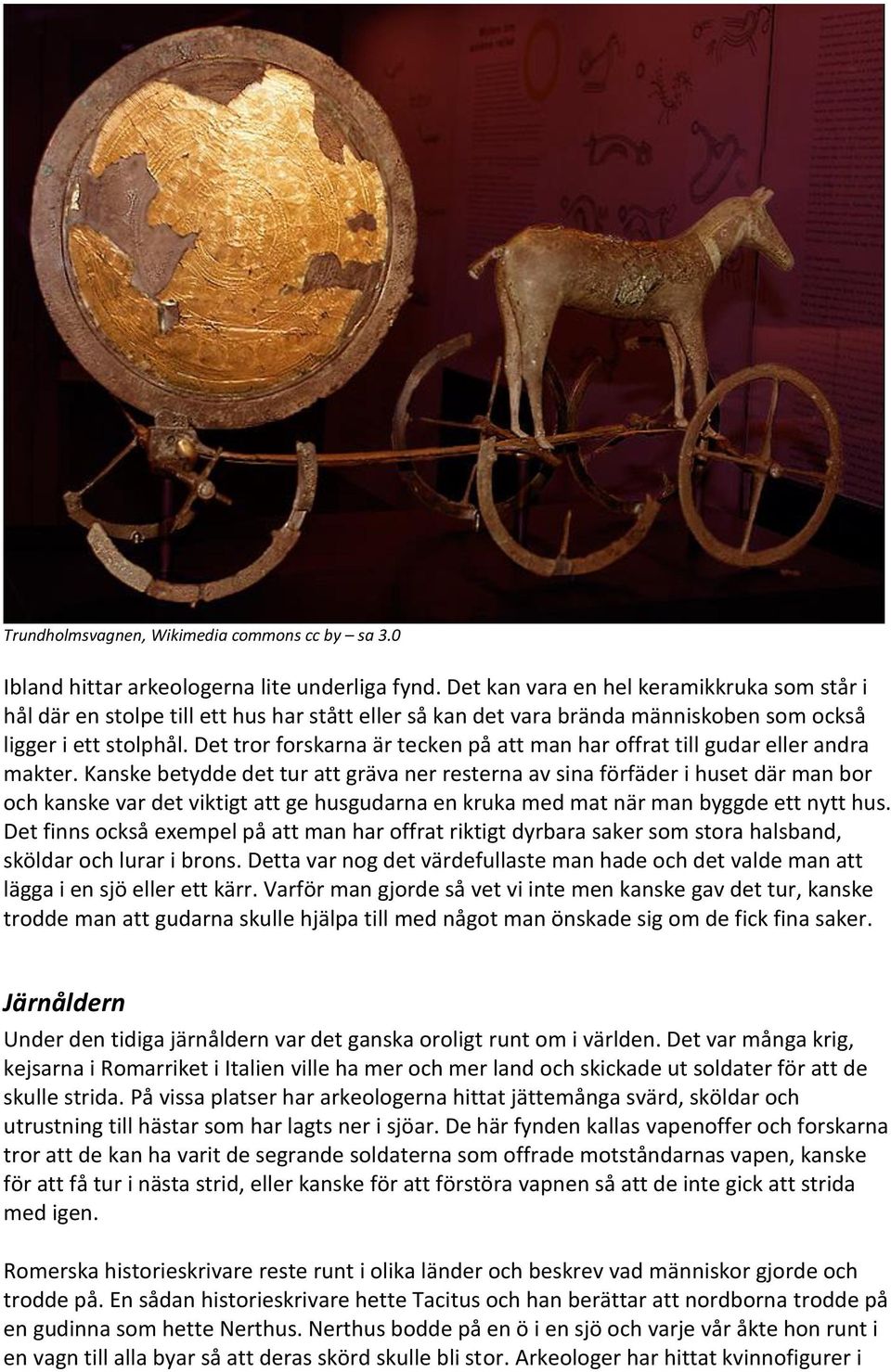 Det tror forskarna är tecken på att man har offrat till gudar eller andra makter.