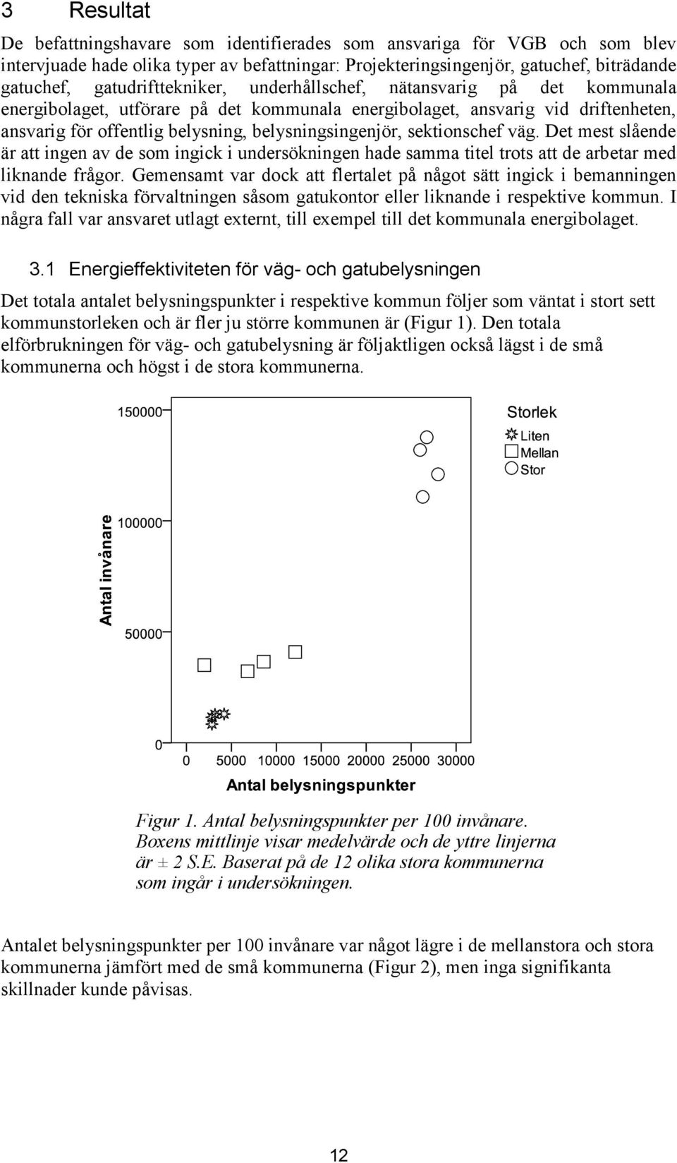 belysningsingenjör, sektionschef väg. Det mest slående är att ingen av de som ingick i undersökningen hade samma titel trots att de arbetar med liknande frågor.