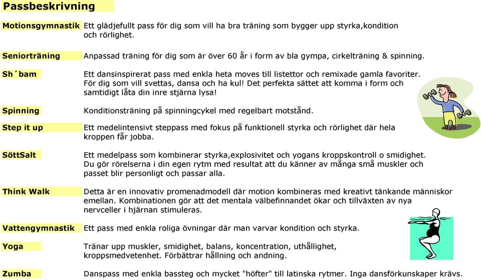 Ett dansinspirerat pass med enkla heta moves till listettor och remixade gamla favoriter. För dig som vill svettas, dansa och ha kul!