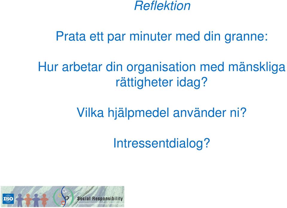 organisation med mänskliga rättigheter