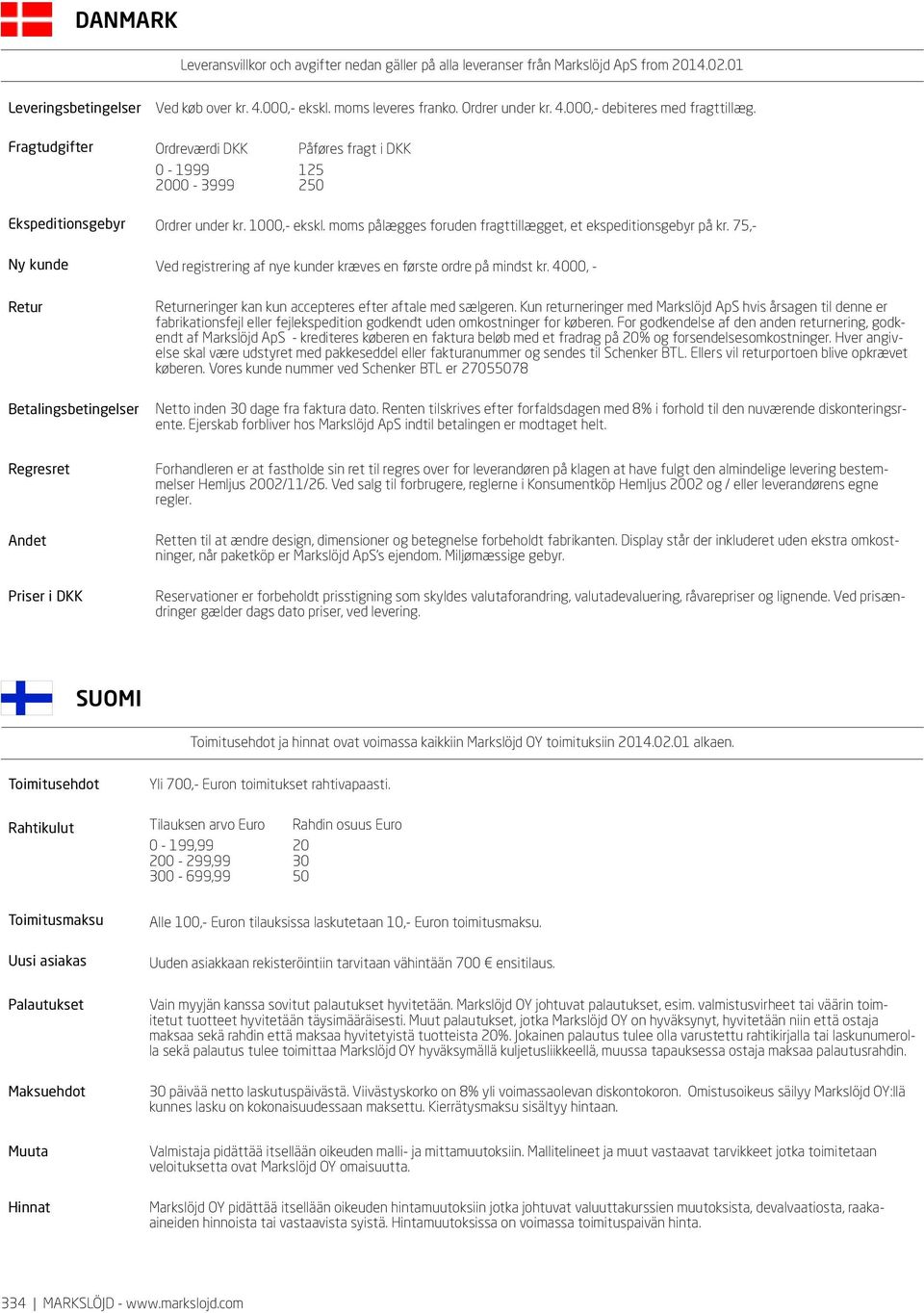 75,- Ny kunde Ved registrering af nye kunder kræves en første ordre på mindst kr. 4000, - Retur Betalingsbetingelser Returneringer kan kun accepteres efter aftale med sælgeren.