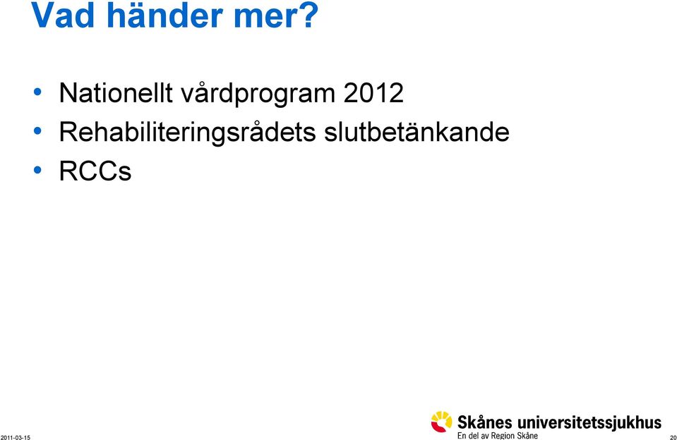 vårdprogram 2012