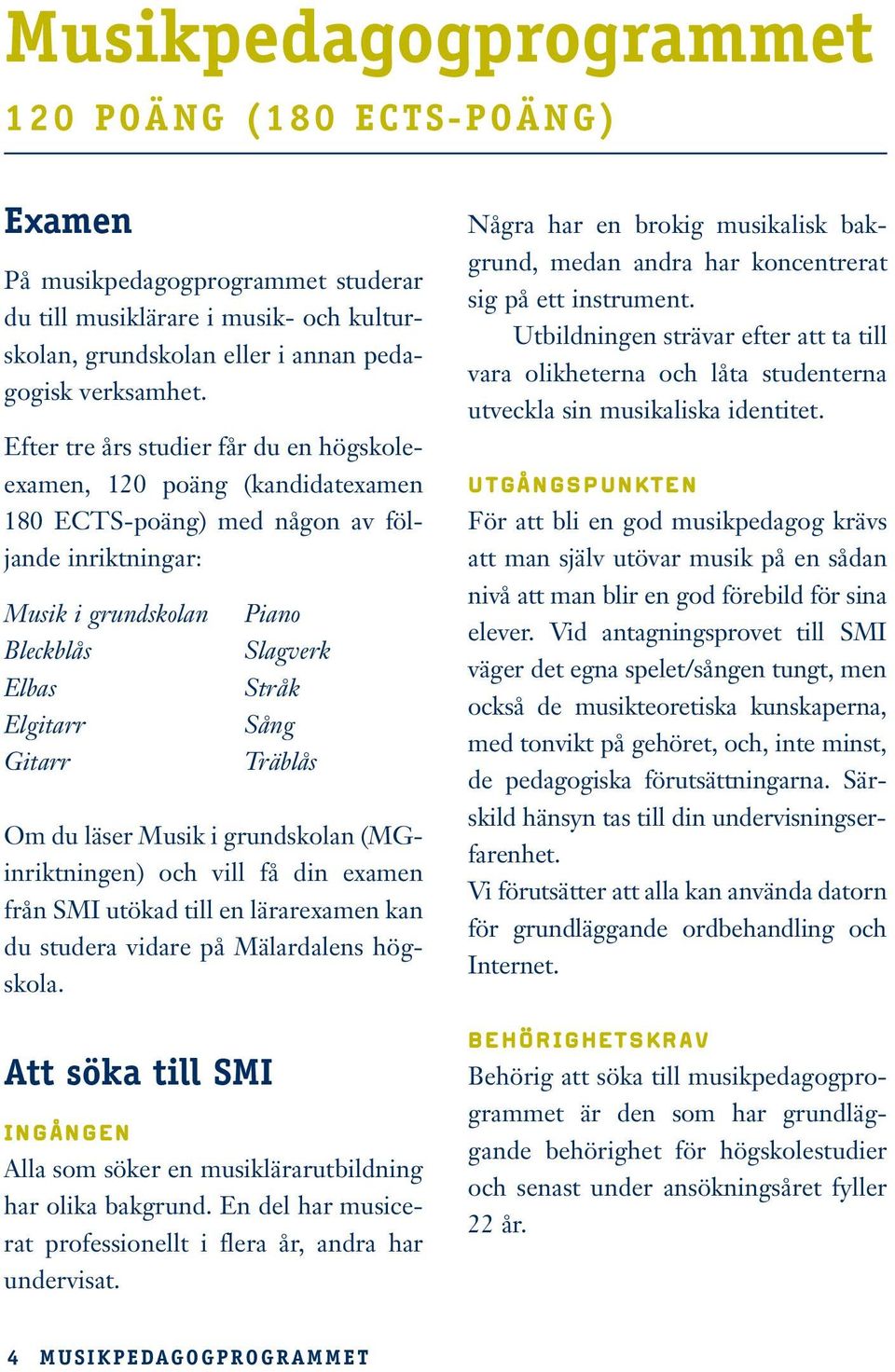 STOCKHOLMS MUSIKPEDAGOGISKA INSTITUT PROSPEKT 07 - PDF Gratis ...