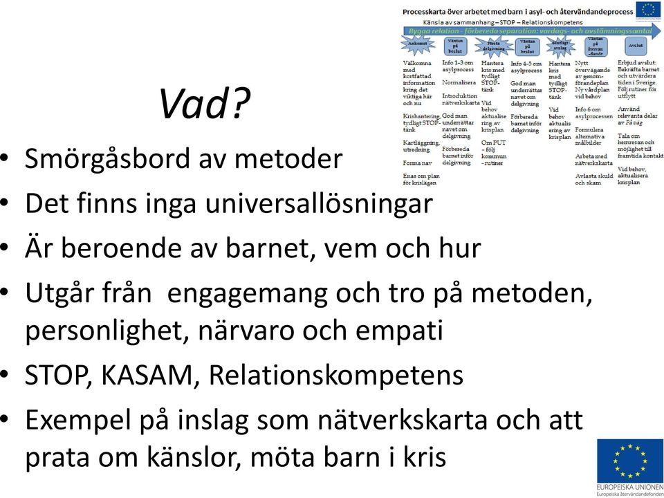 metoden, personlighet, närvaro och empati STOP, KASAM,