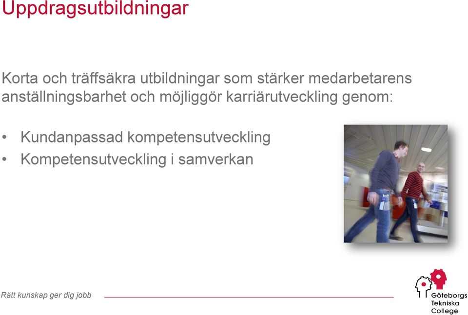 anställningsbarhet och möjliggör karriärutveckling