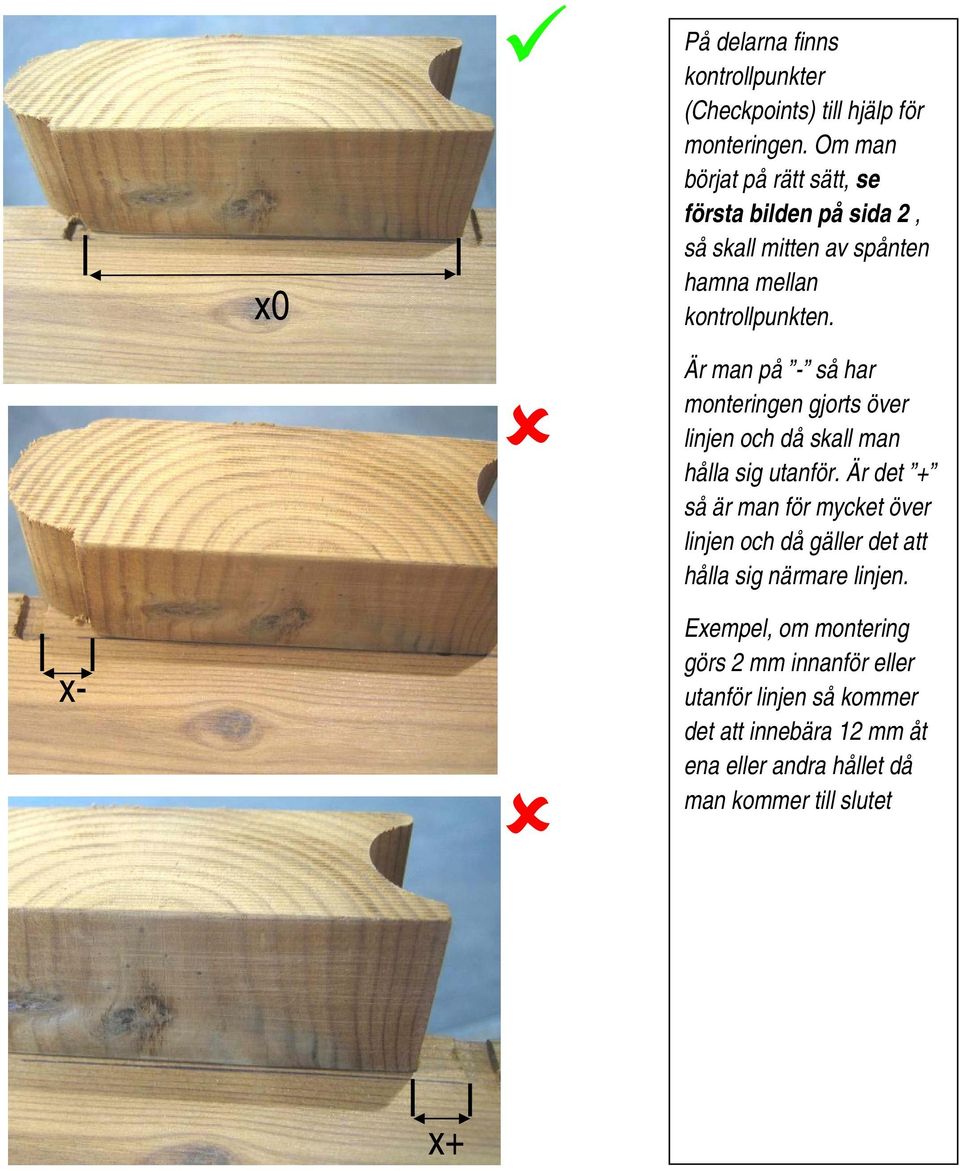 Är man på - så har monteringen gjorts över linjen och då skall man hålla sig utanför.