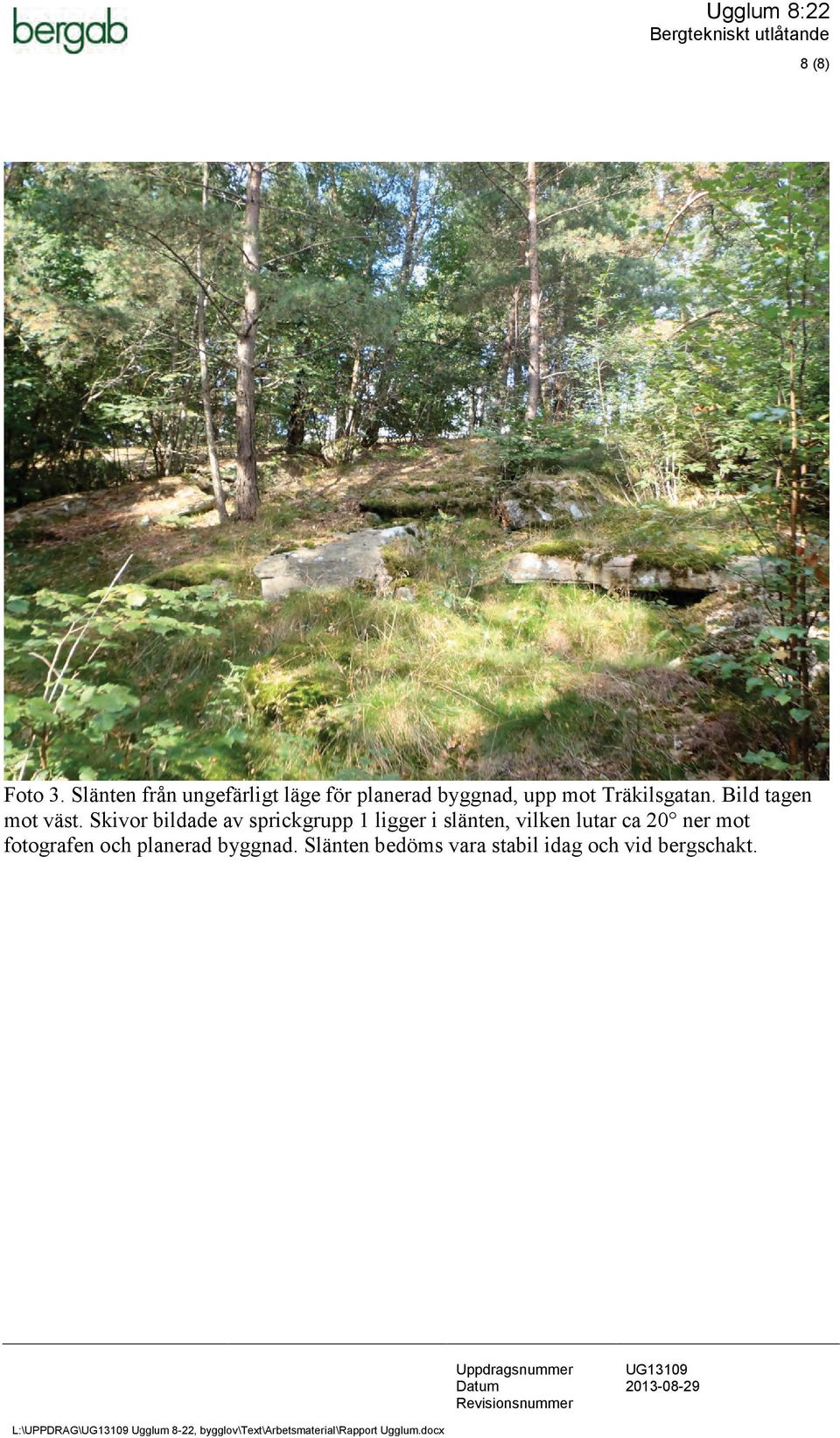 Träkilsgatan. Bild tagen mot väst.