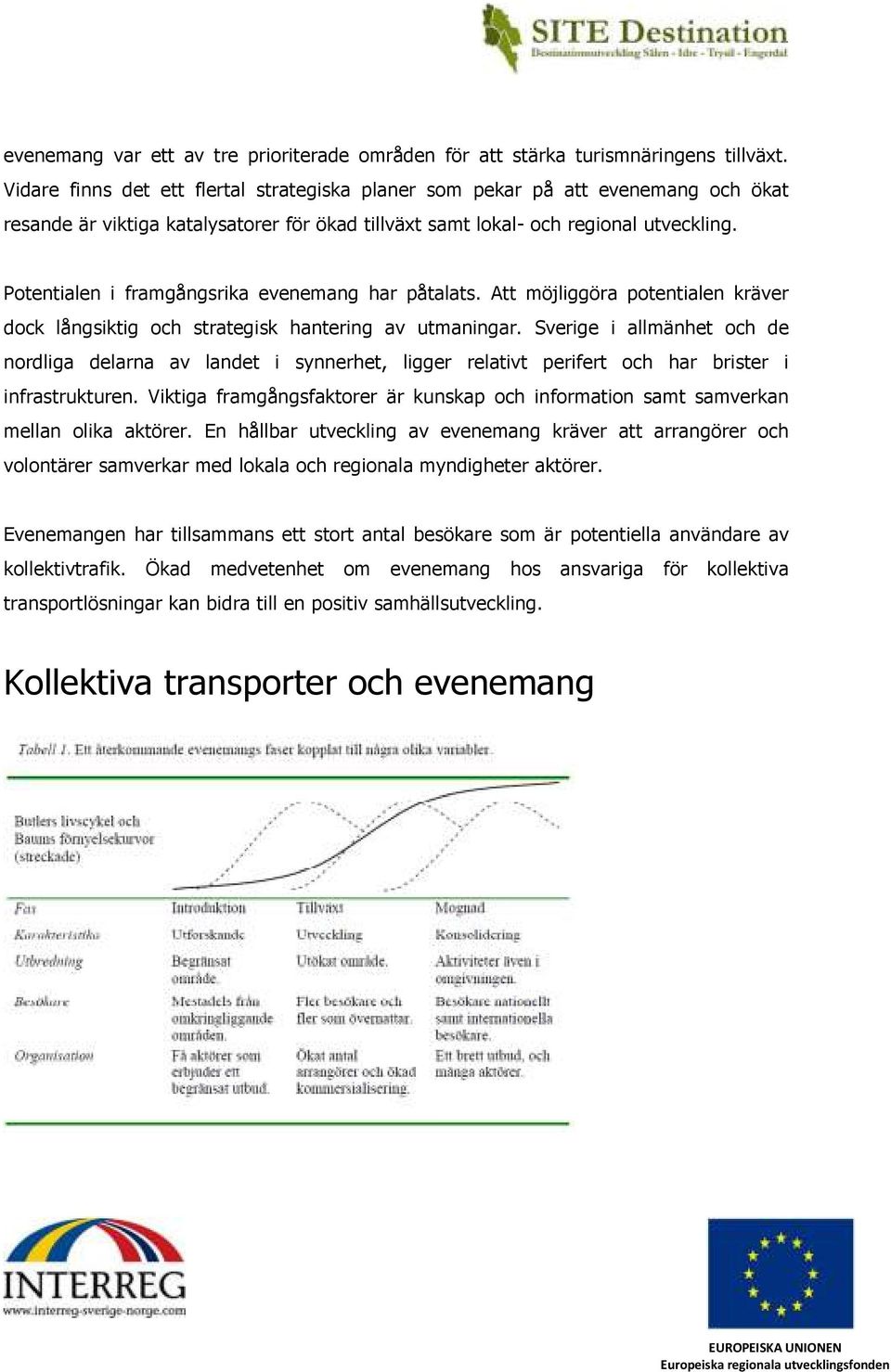 Potentialen i framgångsrika evenemang har påtalats. Att möjliggöra potentialen kräver dock långsiktig och strategisk hantering av utmaningar.