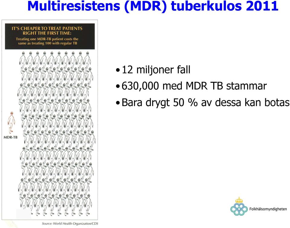 fall 630,000 med MDR TB