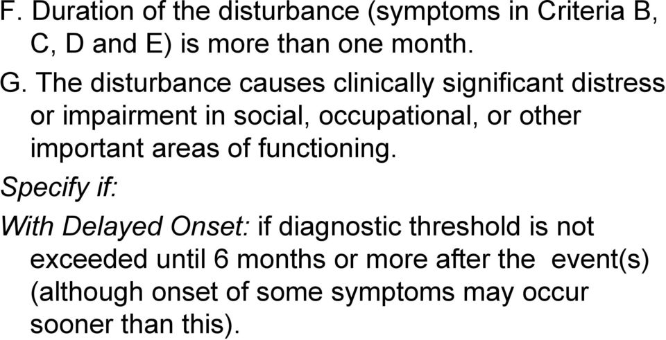 other important areas of functioning.