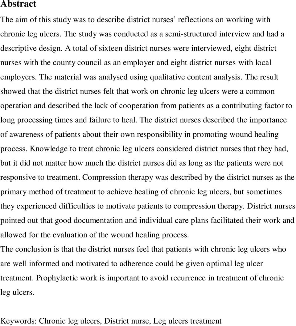 The material was analysed using qualitative content analysis.