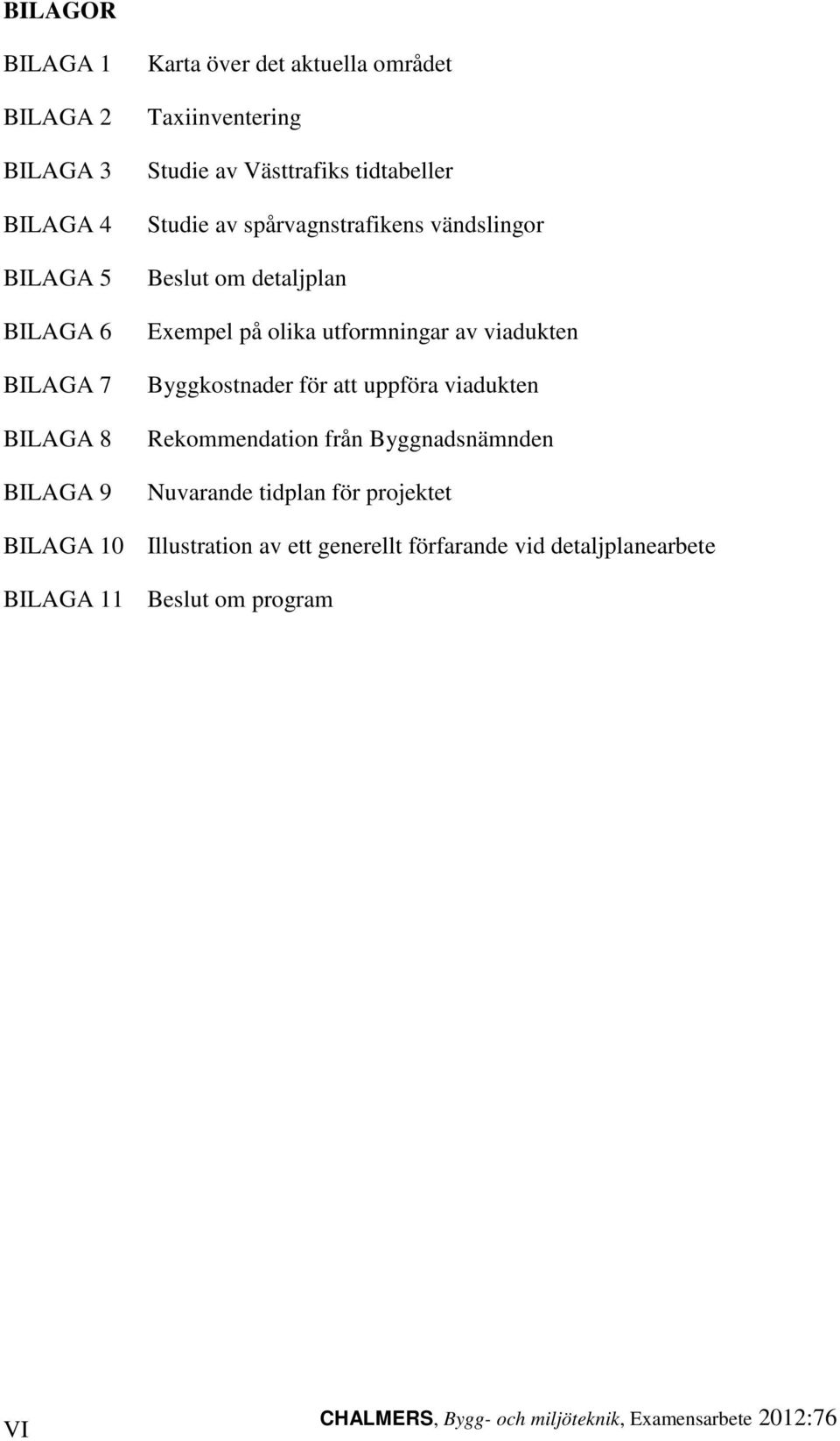 utformningar av viadukten Byggkostnader för att uppföra viadukten Rekommendation från Byggnadsnämnden Nuvarande tidplan för projektet