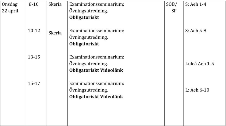 1-4  5-8 L: Aeh