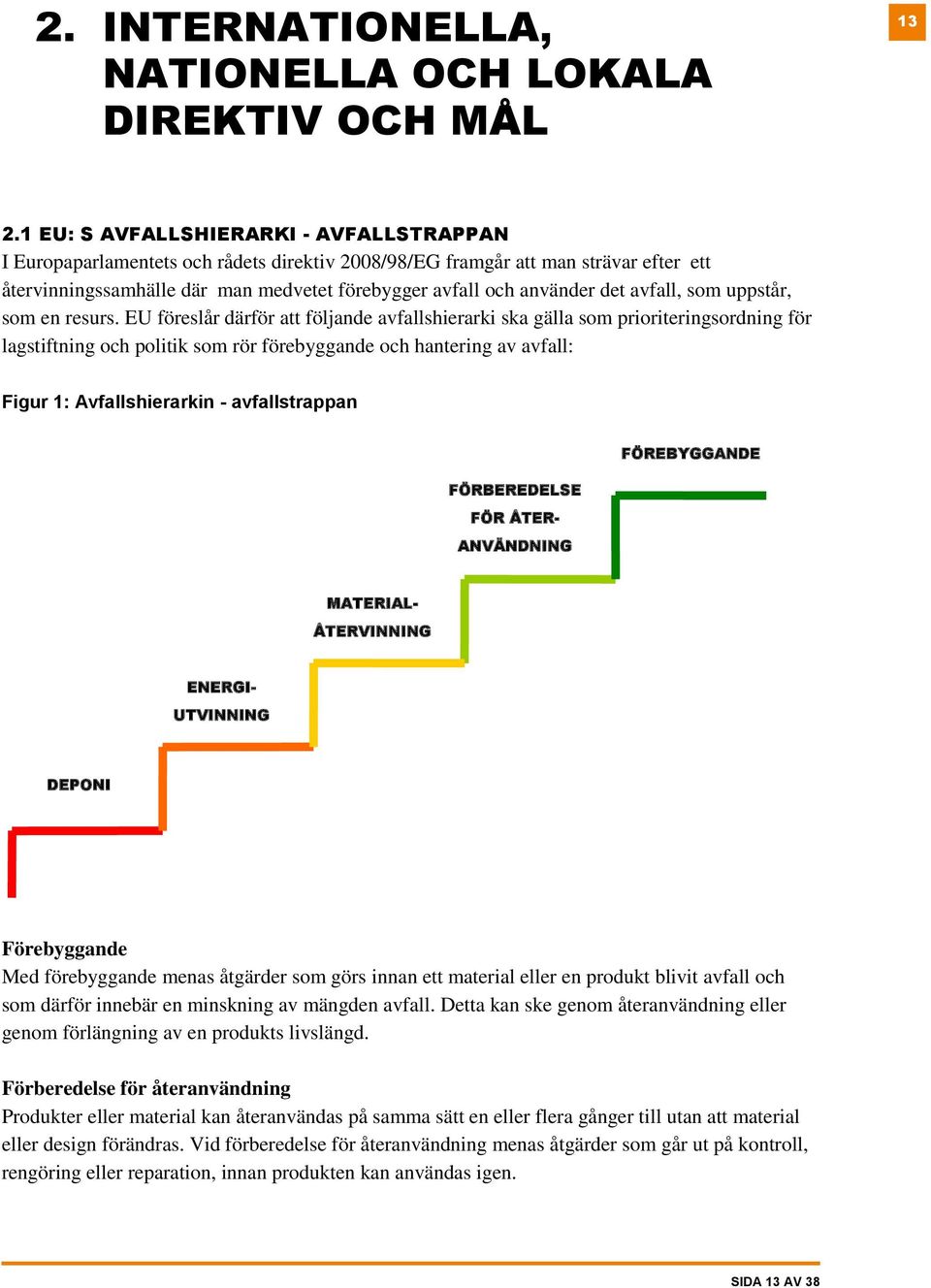 avfall, som uppstår, som en resurs.