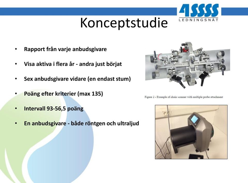 (en endast stum) Poäng efter kriterier (max 135)