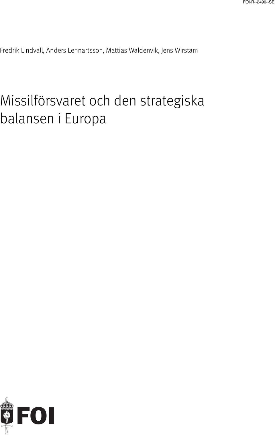 Waldenvik, Jens Wirstam