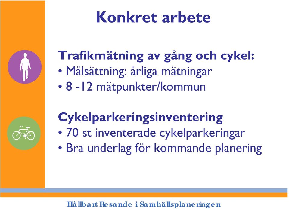 mätpunkter/kommun Cykelparkeringsinventering 70