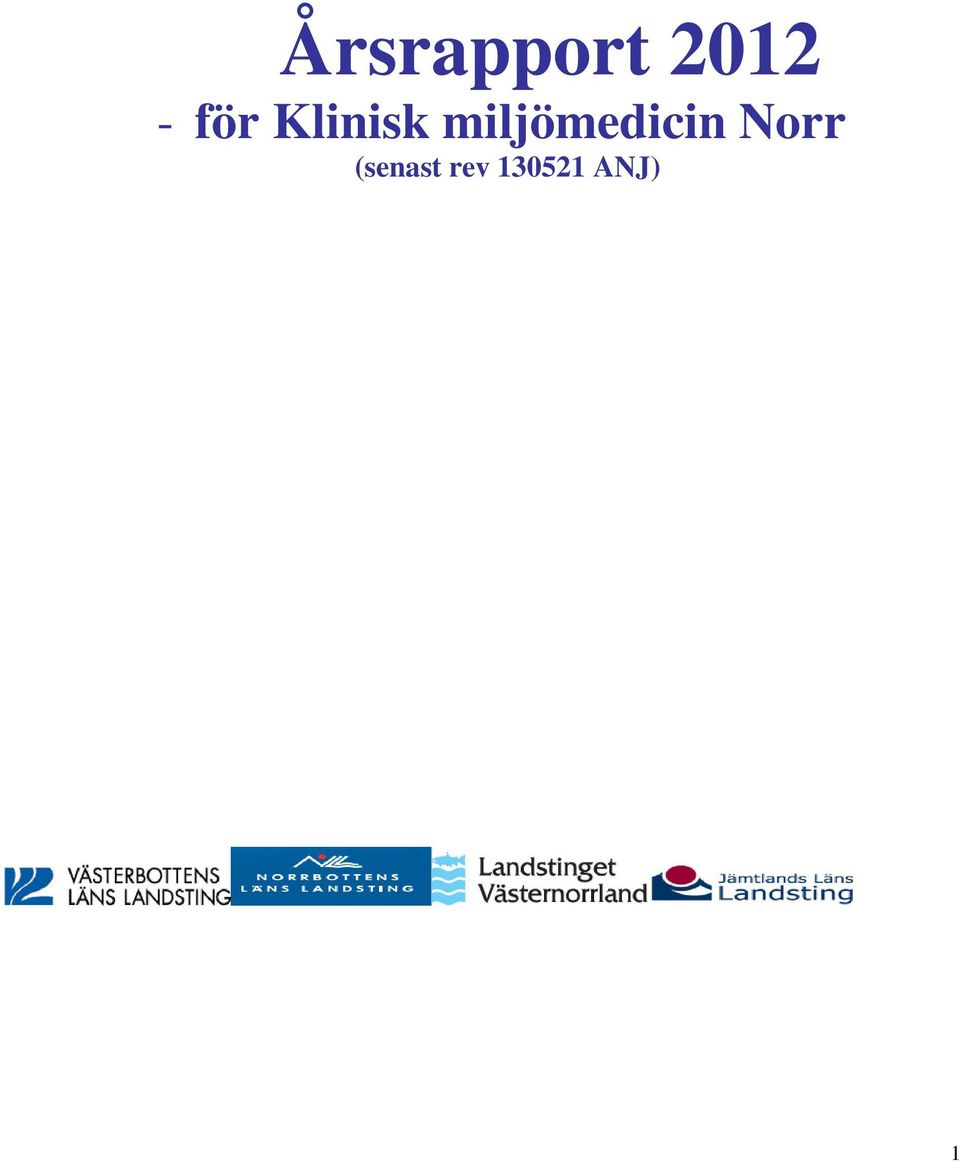 miljömedicin Norr