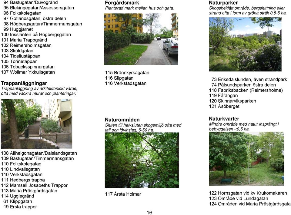 med vackra murar och planteringar. Förgårdsmark Planterad mark mellan hus och gata.