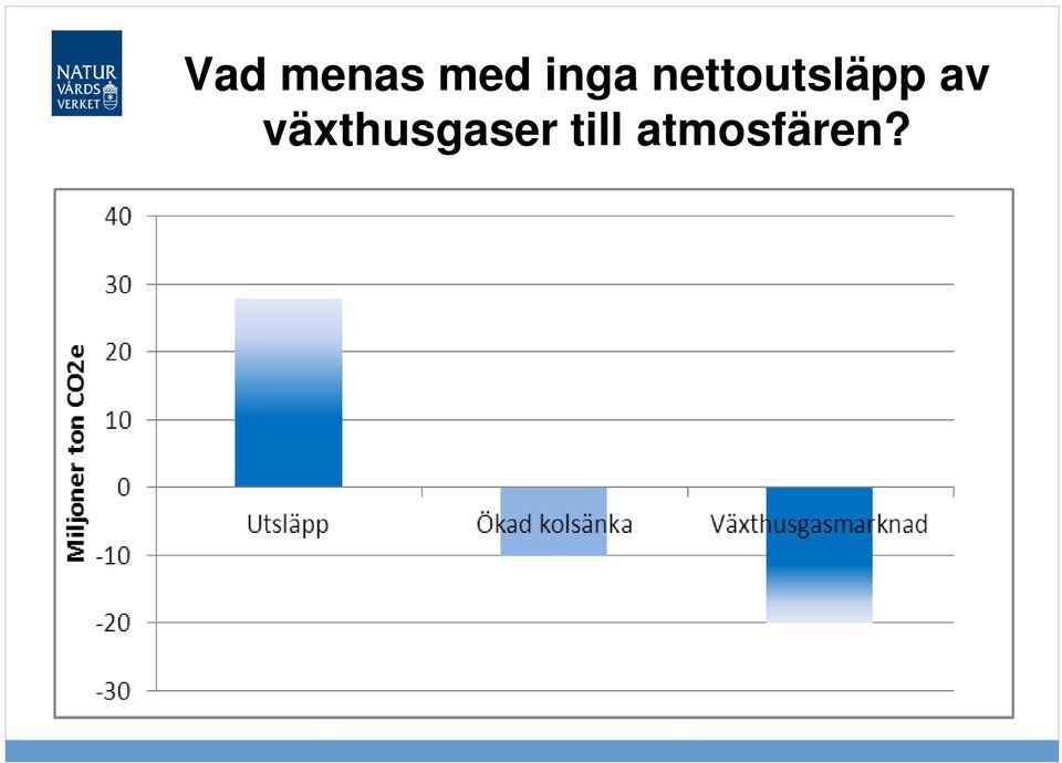 nettoutsläpp av