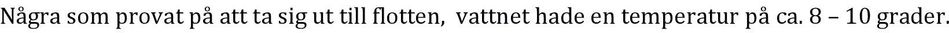 vattnet hade en