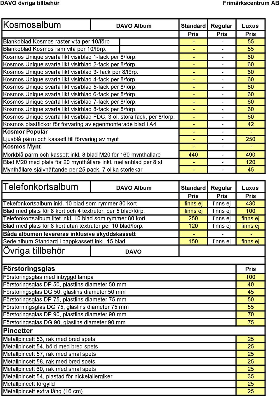 - - 60 Kosmos Unique svarta likt visirblad 5-fack per 8/förp. - - 60 Kosmos Unique svarta likt visirblad 6-fack per 8/förp. - - 60 Kosmos Unique svarta likt visirblad 7-fack per 8/förp.