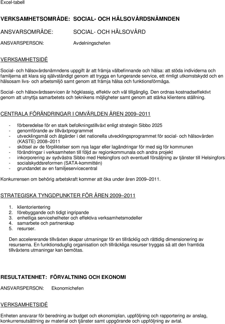 främja hälsa och funktionsförmåga. Social- och hälsovårdsservicen är högklassig, effektiv och väl tillgänglig.