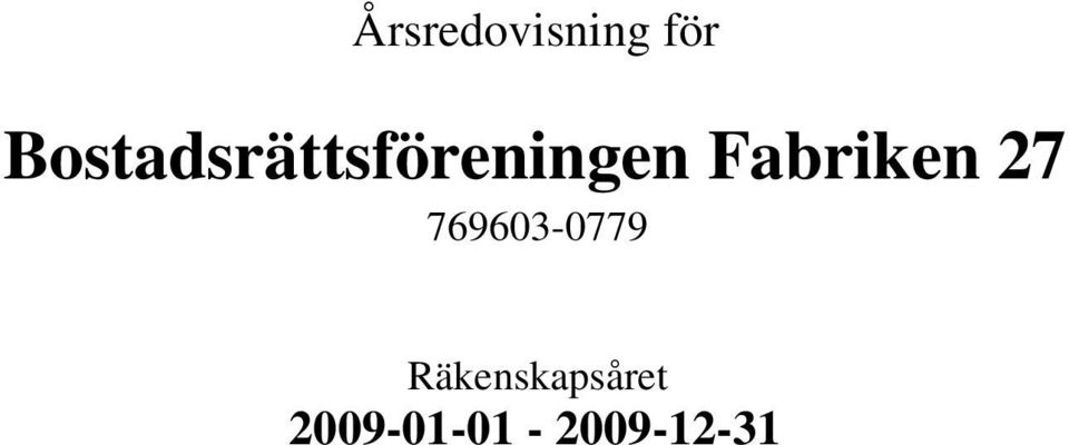 Fabriken 27