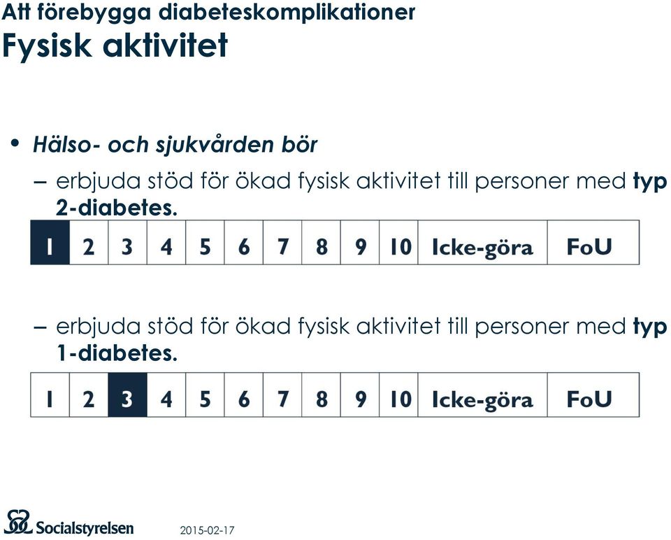 aktivitet till personer med typ 2-diabetes.