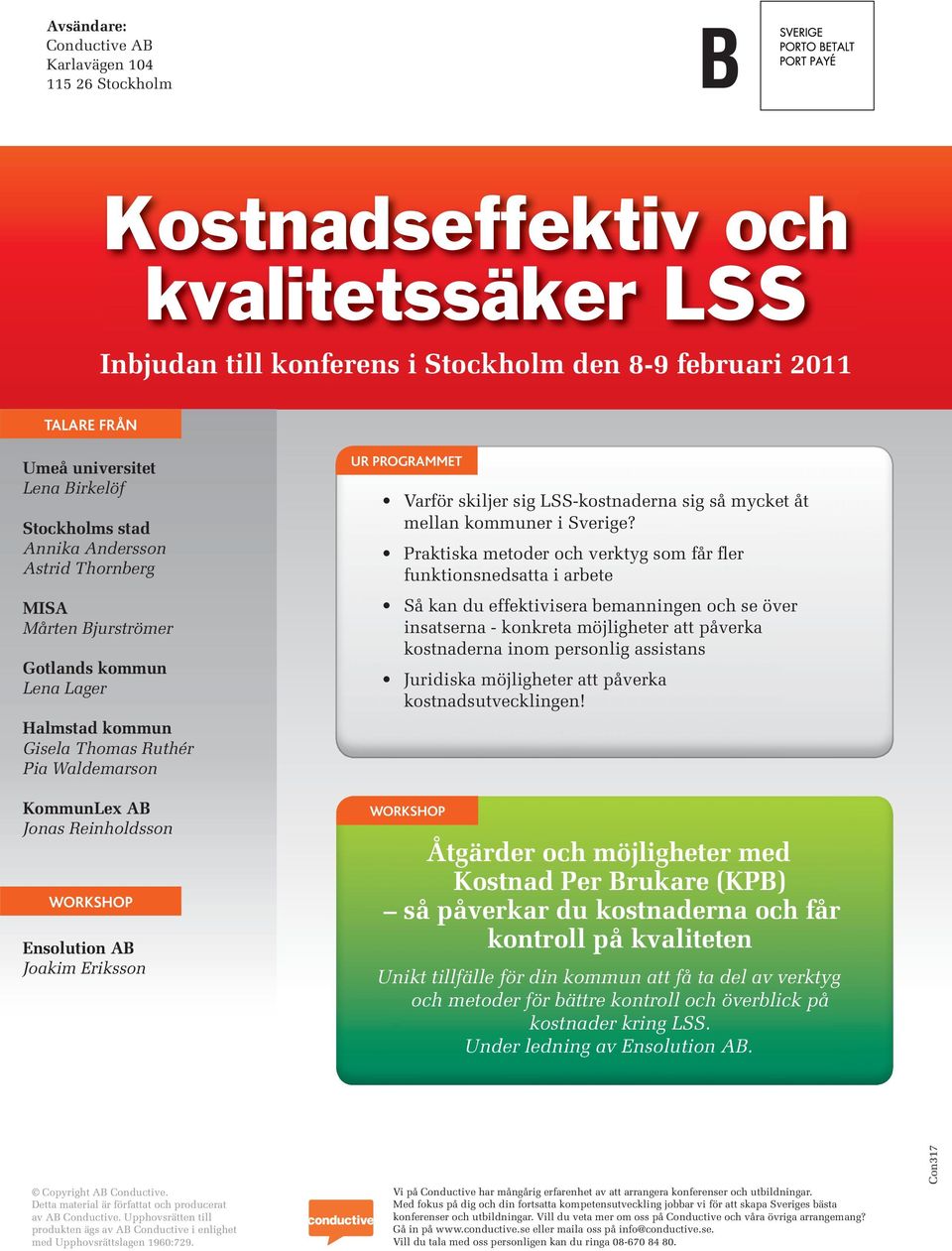 PROGRAMMET Varför skiljer sig LSS-kostnaderna sig så mycket åt mellan kommuner i Sverige?