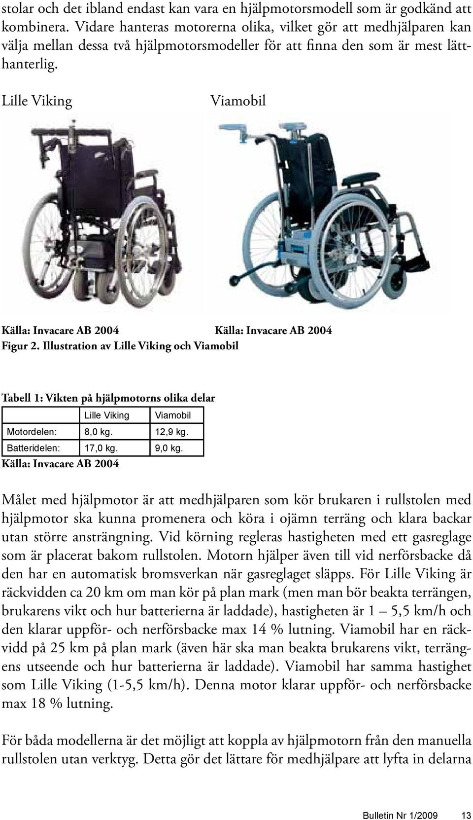 Lille Viking Viamobil Källa: Invacare AB 24 Källa: Invacare AB 24 Figur 2.