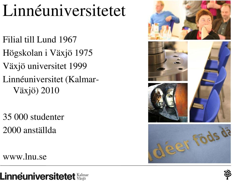 1999 Linnéuniversitet (Kalmar- Växjö)