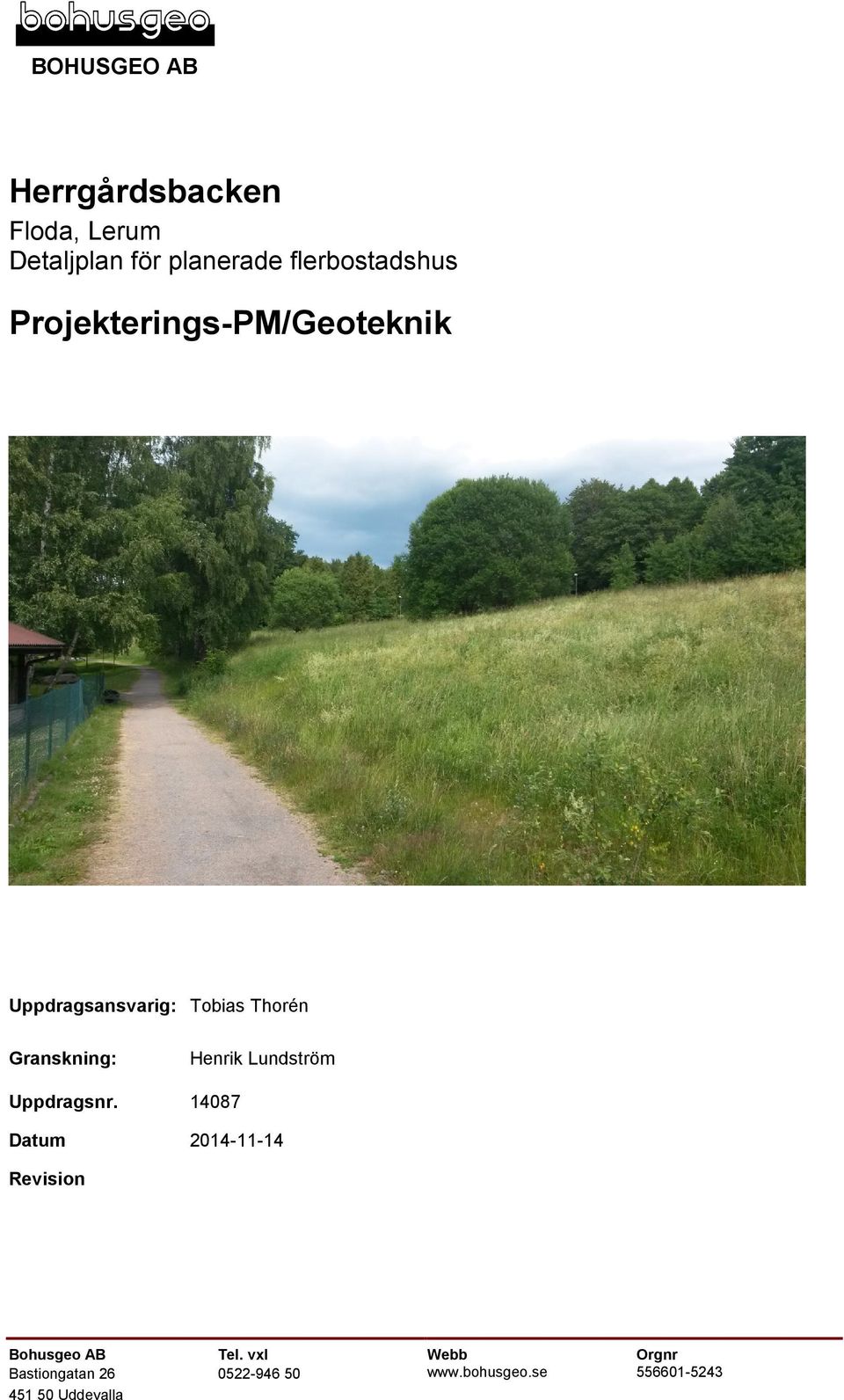 Granskning: Henrik Lundström Uppdragsnr.