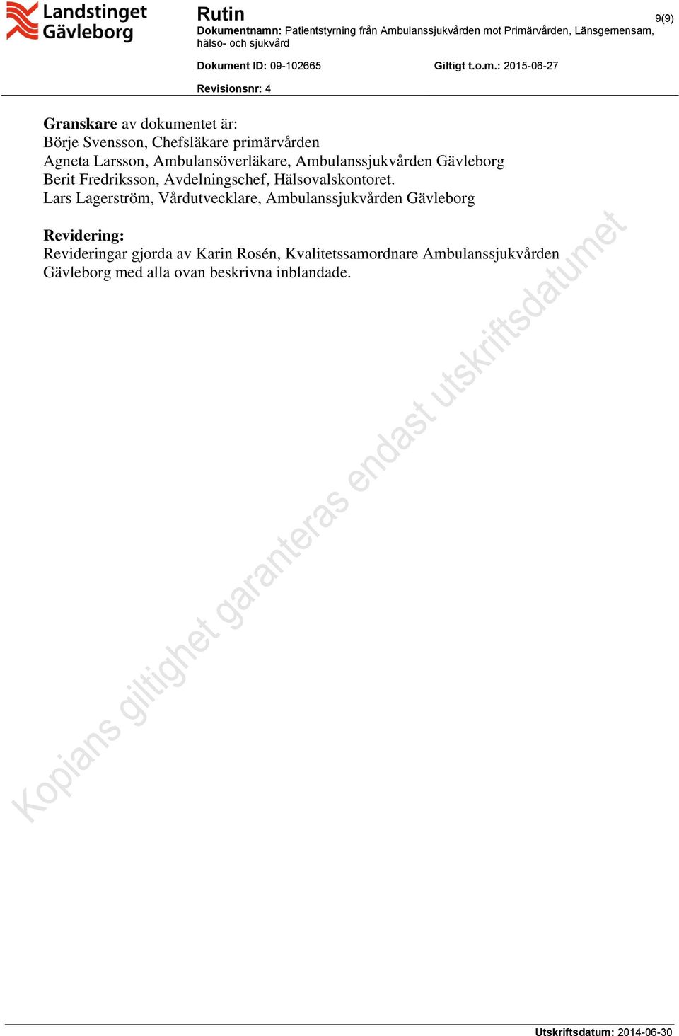 Hälsovalskontoret.